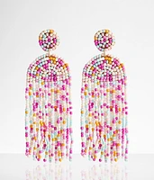 boutique by BKE Seed Bead Fringe Earring