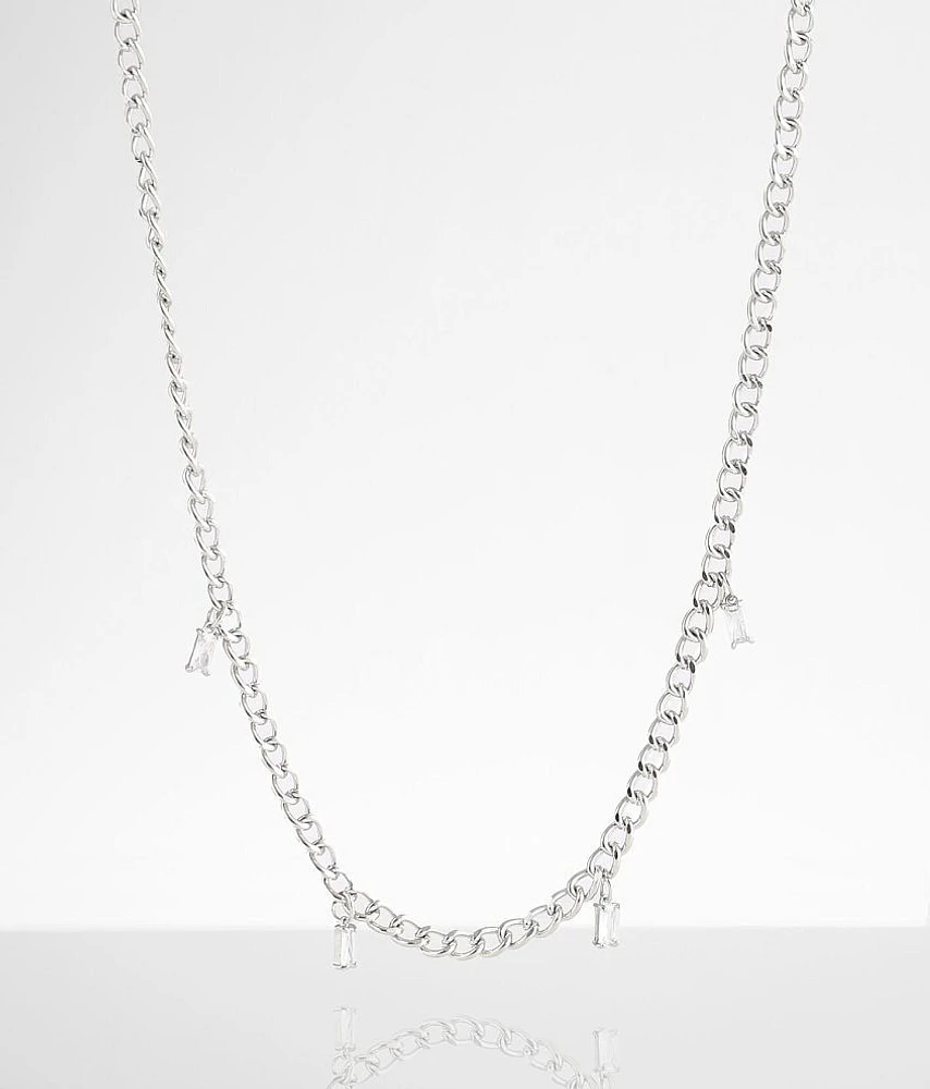 Rhinestone Charm Necklace
