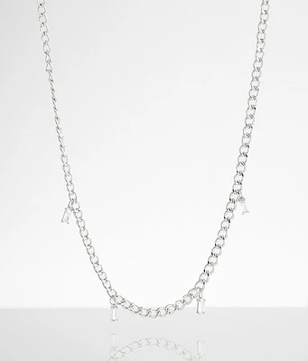 Rhinestone Charm Necklace