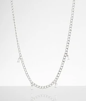 Rhinestone Charm Necklace