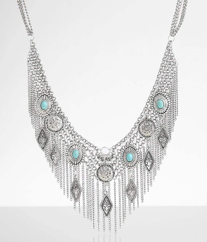 Statement Fringe Necklace