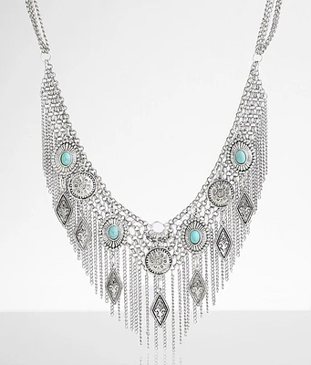 Statement Fringe Necklace