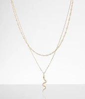 Snake Charm Necklace