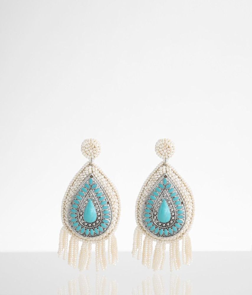 boutique by BKE Turquoise Statement Earring