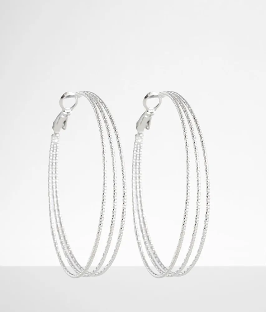 boutique by BKE Layered Hoop Earring