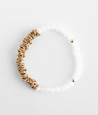 BKE Bead & Chain Bracelet