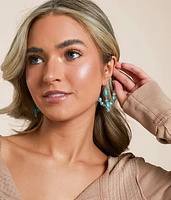 Turquoise Cactus Earring