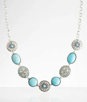boutique by BKE Western Turquoise Necklace