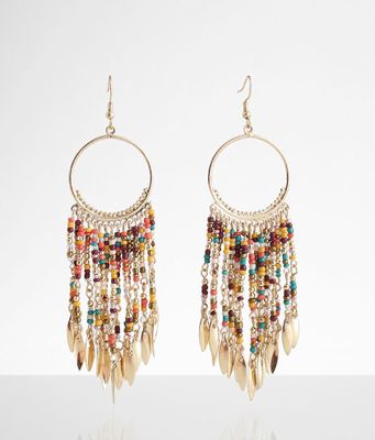 boutique by BKE Seed Bead Fringe Earring