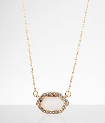 boutique by BKE Druzy Stone Necklace