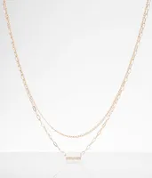 boutique by BKE Dainty Tiered Necklace