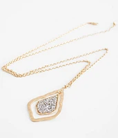 Rhinestone Pendant Necklace