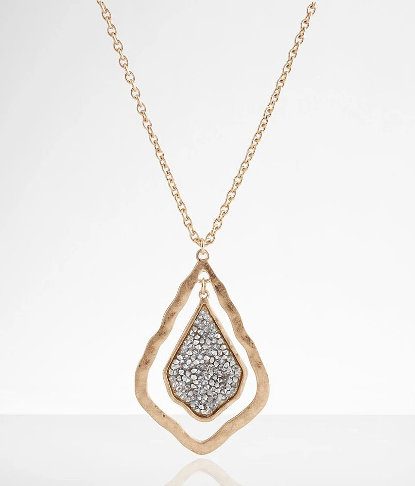 Rhinestone Pendant Necklace