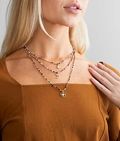 3 Pack Seed Bead Layered Necklace Set