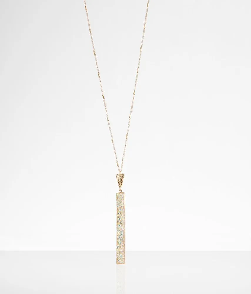 boutique by BKE Druzy Bar Necklace