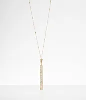 boutique by BKE Druzy Bar Necklace