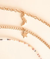 3 Pack Western Ankle Bracelet Set