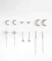 boutique by BKE 6 Pack Celestial Earring Set