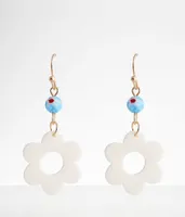 boutique by BKE Flower Drop Earring