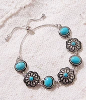 Sterling & Stitch Western Turquoise Bracelet