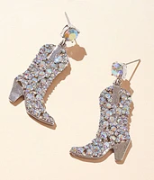 Glitz Western Boot Earring