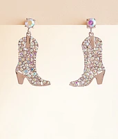 boutique by BKE Glitz Western Boot Earring