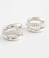 Tri Hoop Earring