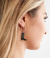 Western Boot Earring