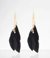 boutique by BKE Feather Drop Earring