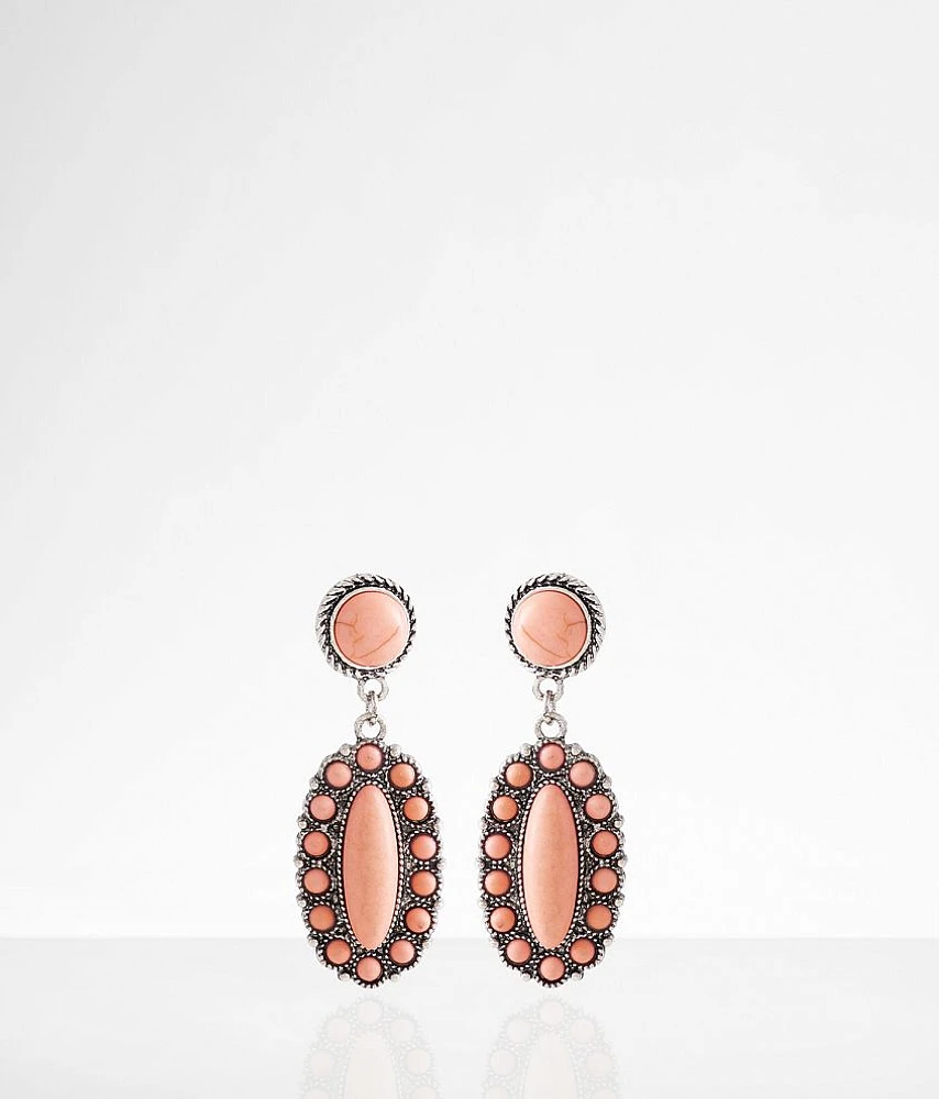 boutique by BKE Western Stone Earring