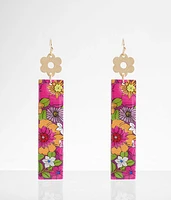 boutique by BKE Retro Floral Earring