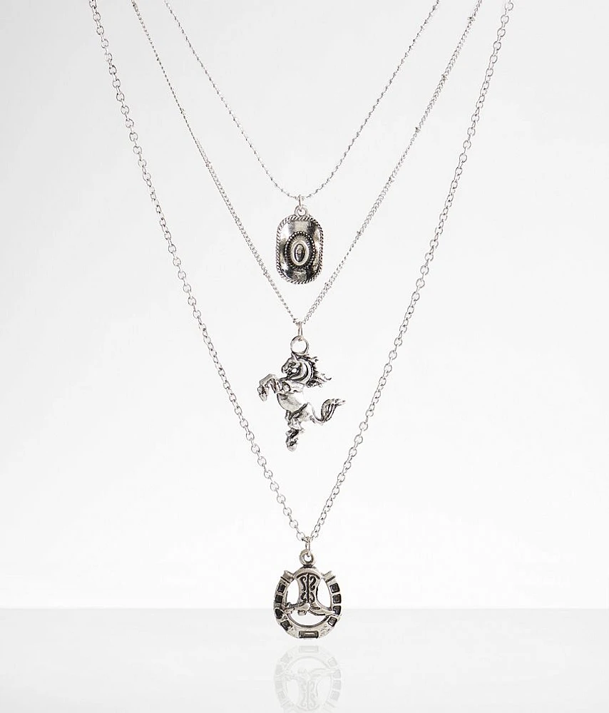 Western Charm Tiered Necklace