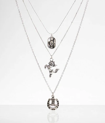 Western Charm Tiered Necklace