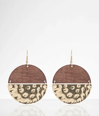 boutique by BKE Hammered Metal Earring