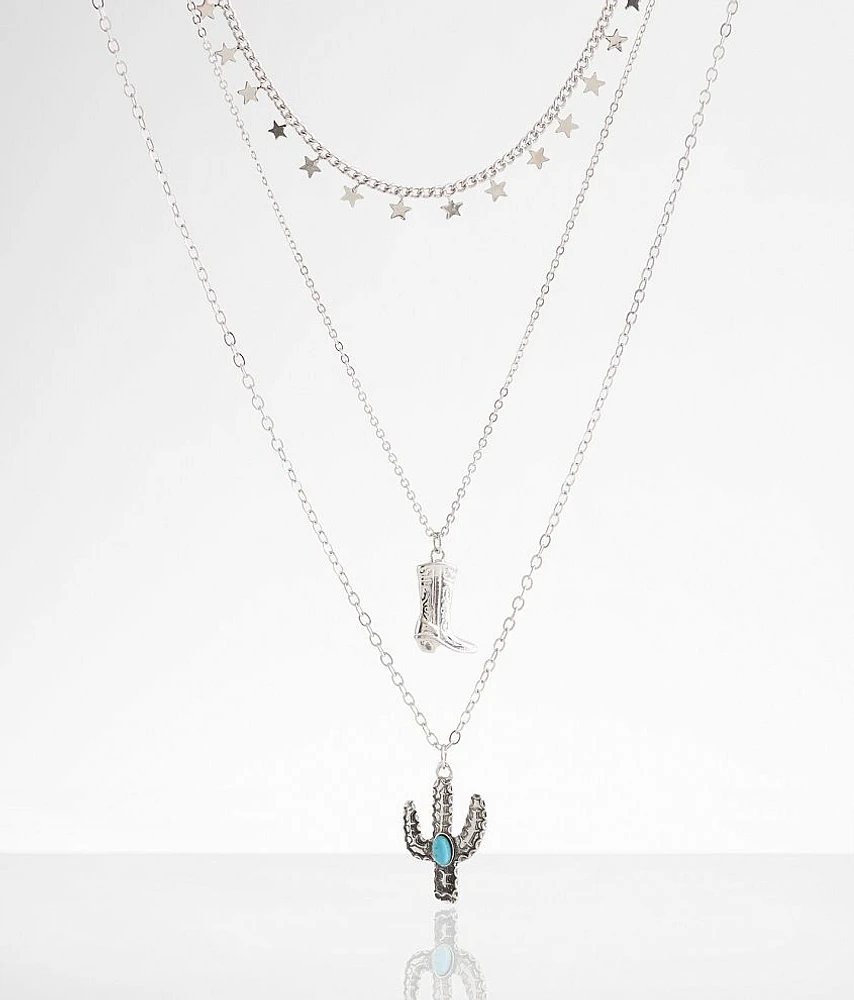 3 Pack Western Necklace Set