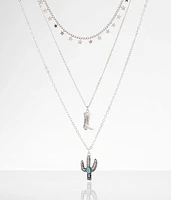 3 Pack Western Necklace Set