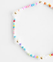 Floral Bead Bracelet