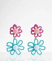 boutique by BKE Wrapped Flower Earring