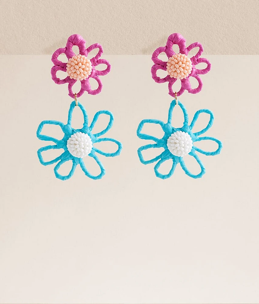 Wrapped Flower Earring