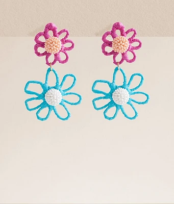 boutique by BKE Wrapped Flower Earring