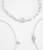 3 Pack Snake Ankle Bracelet Set