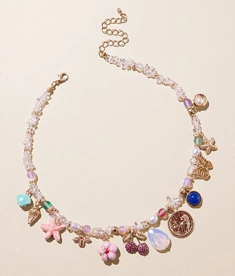 Beaded Charm Necklace