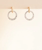 boutique by BKE Mixed Metal Hoop Earring