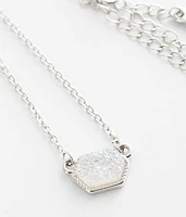 Druzy Pendant Necklace