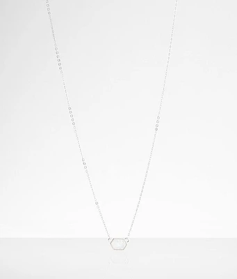 Druzy Pendant Necklace