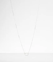 Druzy Pendant Necklace