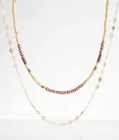 boutique by BKE 2 Pack Assorted Necklace Set