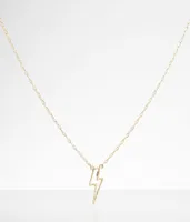 boutique by BKE Dainty Lightning Bolt Necklace