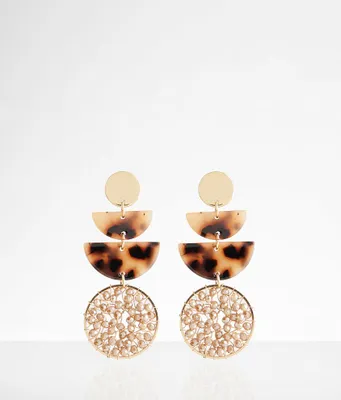 boutique by BKE Resin Tiered Earring