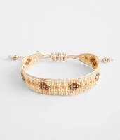 BKE Seed Bead Slider Bracelet